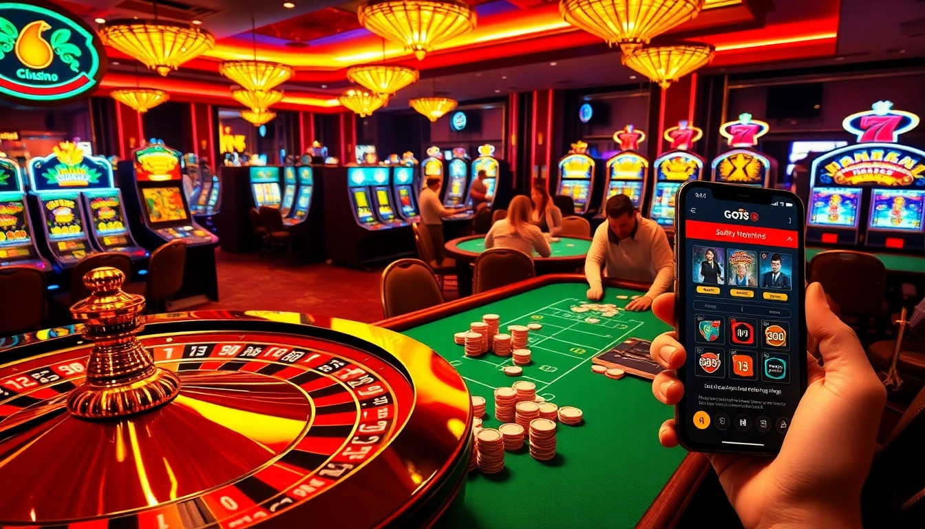 Experience the thrill of gambling at trang chủ go8 with vibrant slots, poker, and roulette in an electrifying casino atmosphere.